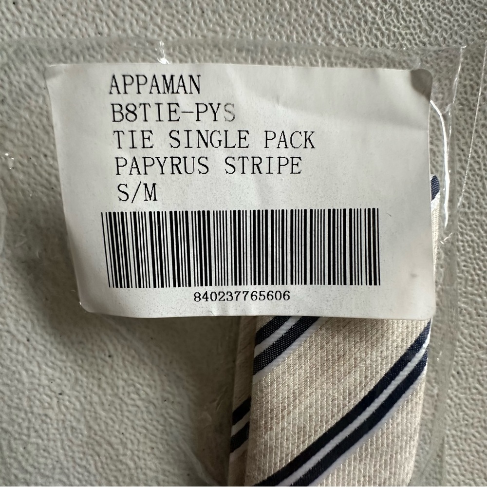 APPAMAN

Tie, Papyrus Stripe kids s/m - Picture 4 of 5